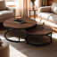 Table basse gigogne ronde 2 pièces Banvra-1268810774