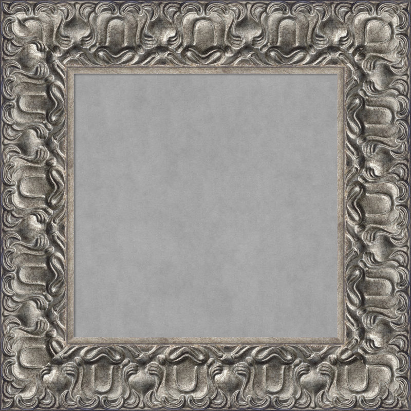 Tableau magnétique encadré argenté Luxor, H 18 po x l 18 po