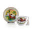 Tasse à thé et soucoupe en porcelaine Saphia