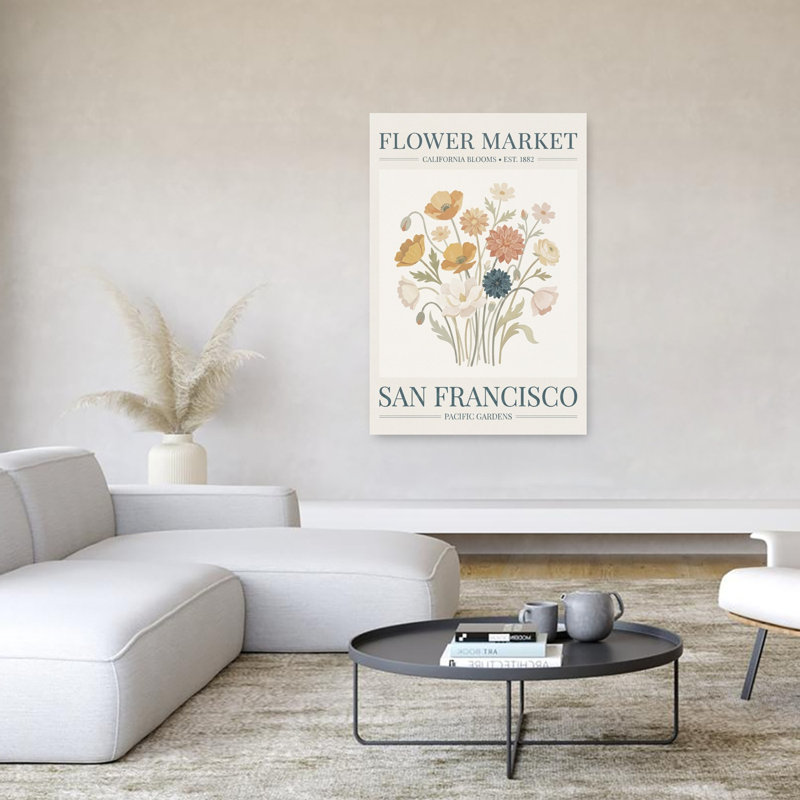 Impression sur toile San Francisco, H 60 po x l 40 po