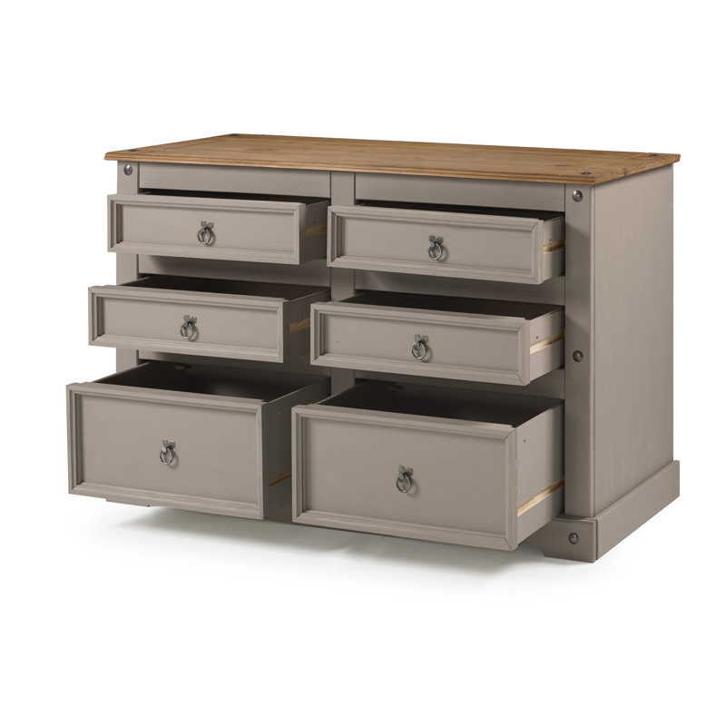 Palmea 132cm W 6 - Drawer Chest of Drawers