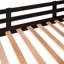 Lit superposé simple en bois massif avec rangement de tiroir fonctionnel - Tiroirs de couleur décoratifs pour chambre à coucher