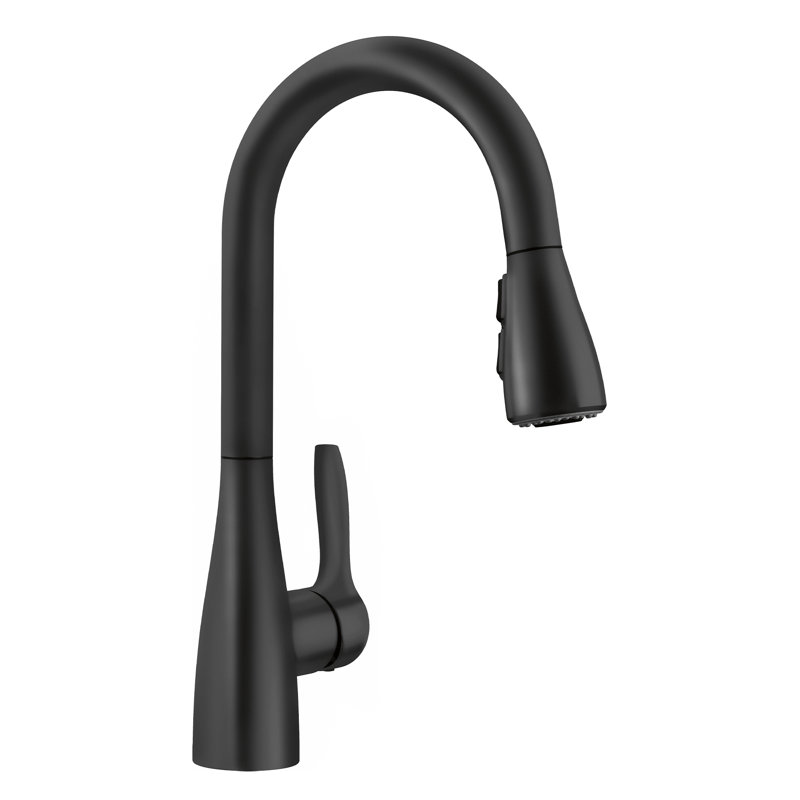 Robinet de bar à double jet Atura - Noir mat, Noir mat