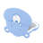 Care Bears Grumpy Bear Beary Cute LED Compact Mirror For Purse, Travel Mirror With 3X Magnification