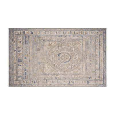 Silky Soft Plush Beige Area Rug