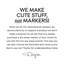 «Love You Love», marqueurs non inclus