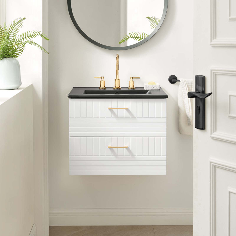 Meuble-lavabo 24 po Day Break par Modway, Blanc