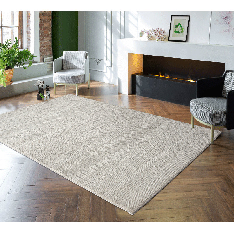 Carloz Ikat Machine -made Area Rug, Rectangle 120 x 170cm
