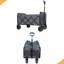 Chariot utilitaire extensible à deux couches de 5 po x 2 po de large avec 100% d'espace supplémentaire, capacité de charge de 220 lb pour le camping-125532782