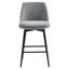 Tabouret pivotant Betzalel (ensemble de 4) - 100% polyester-315844633-274998984