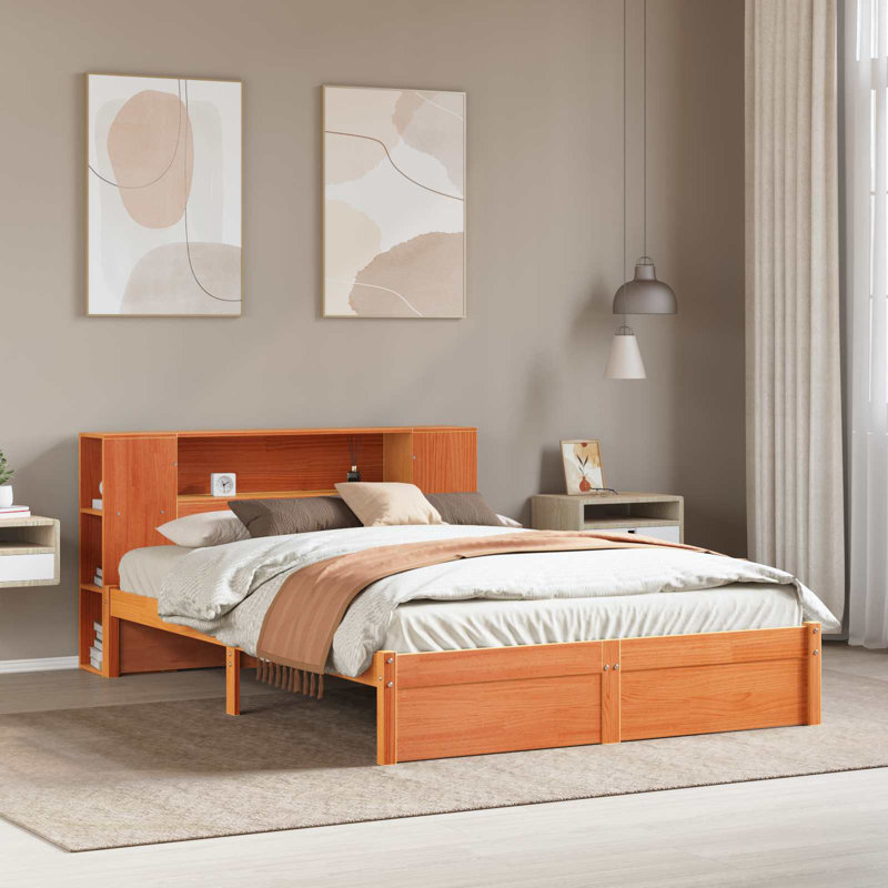 Solid Wood Bed, European Kingsize (160 x 200 cm)