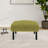 Upholstered Corduroy Ottoman With Metal Legs,Square Footstool For Living Room-458201529