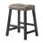 Rustic Backless Counter Stool Set Of 2 – 25 Inch Wooden Farmhouse Barstool With Leather Seat, Distressed Finish & Sturdy Frame – Space-Saving Counter-Height Seating For Kitchen & Bar-1835356776
