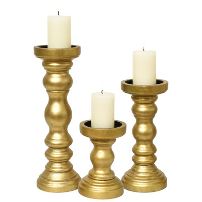 Ensemble de 3 chandeliers en bois pour chandelier Farmhouse