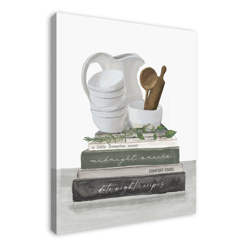 " Cookbook Stack Bowls ", 40" H x 30" W