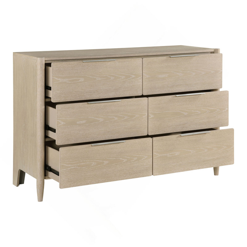 Commode de rangement moderne à 6 tiroirs