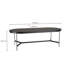 Ilmie Oak Oval Metal Base Dining Table