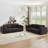 Modern Style 91.5" Tufted Chenille Upholstered Sofa with Round Arms,Oversized Comfort for Living Room-546057667