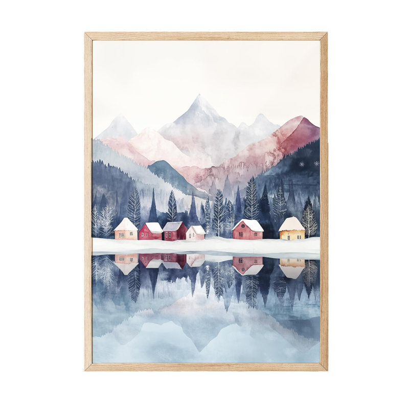Peinture décorative encadrée