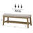 44.4"W Modern Upholstered Wooden Storage Bench with Lower Shelf-1589570107
