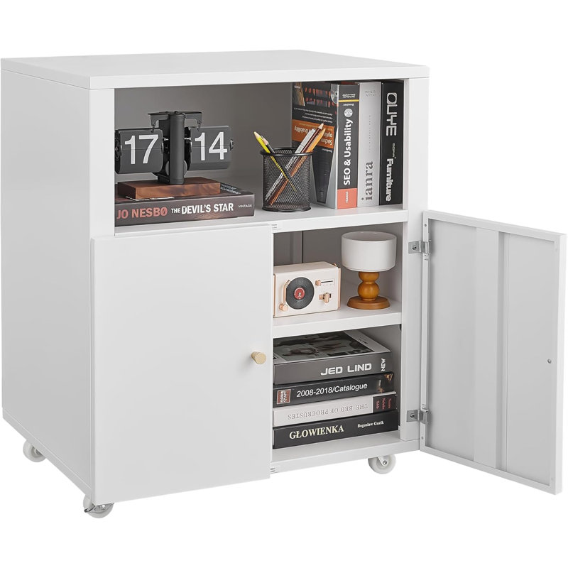 60cm Wide File Cabinet, White