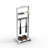 Accent Portable Garment Rack, Clothes Valet Stand With Storage Organizer, White Finish, Ideal For Organizing And Maximizing Space In Bedrooms And Entryways.-209527871