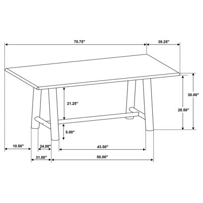 Table de salle à manger Lytton