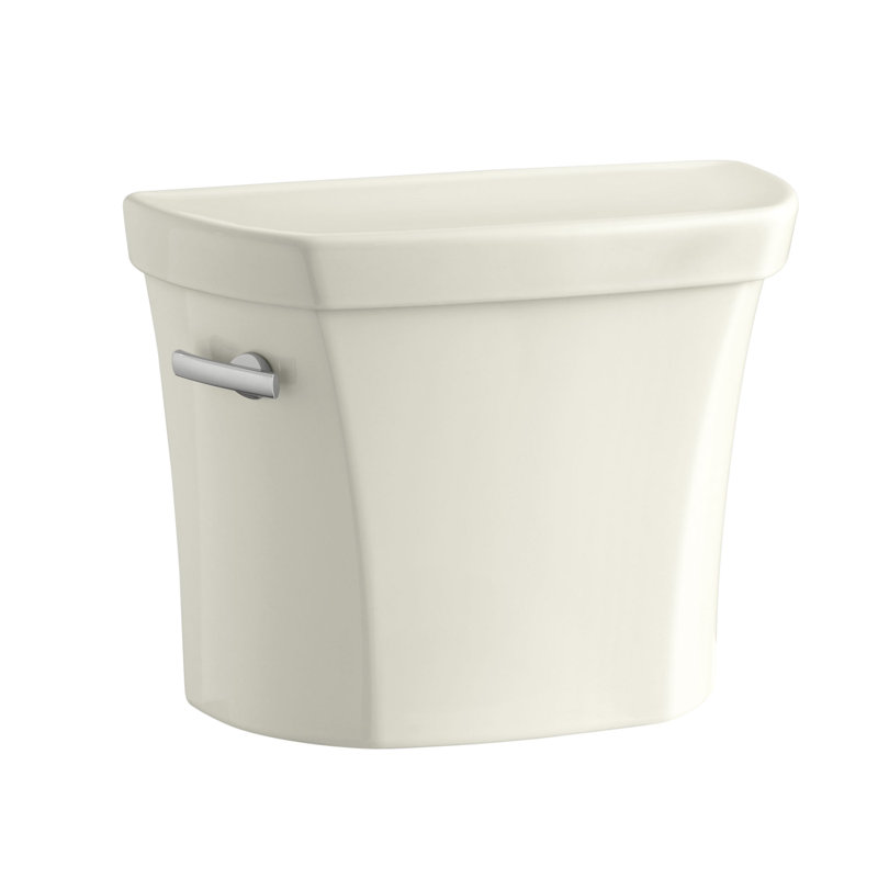 Cuve 1,6 gpf avec serrures de réservoir wellworth, Biscuit