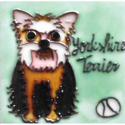 Yorkshire Terrier, aimant pour carreaux de céramique pour chien