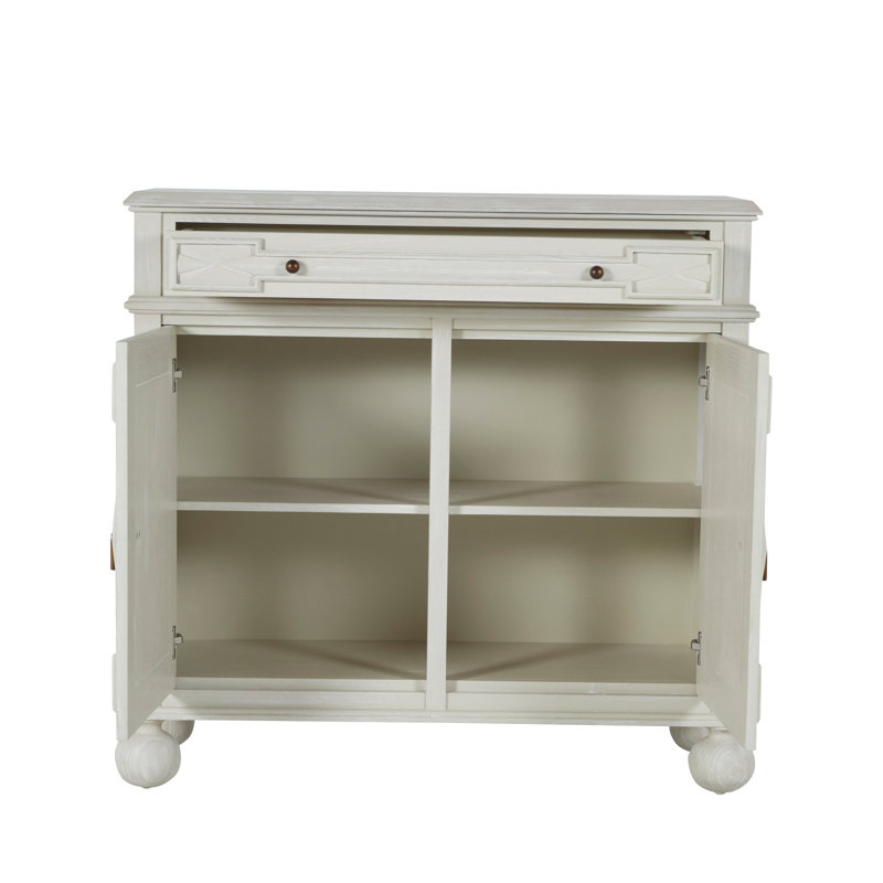 Ezekiel 2 - Door Accent Cabinet, Cerused Ash