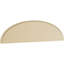 Fronton en uréthane Elliptical Signature, brun clair apprêté-103230194-113054388-113222578