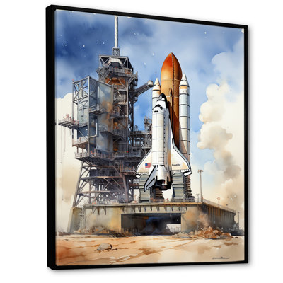 Latora, Navette spatiale I, impression sur toile