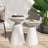 Serenita Outdoor Iron Side Tables Set of 2-199633120