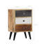 Abbate 40cm W Solid Wood Bedside Table