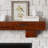 Kynsley 60" Distressed Wood Fireplace Mantel Shelf with Corbels - Cinnamon Rustic Distressed Finish-206510313-206510319