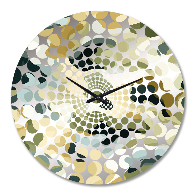 Horloge murale camouflage Desert Oasis, Très grand