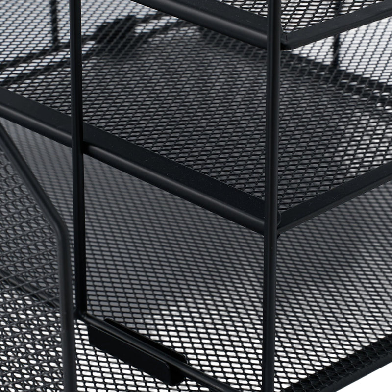 Metal Desk Organiser, Black