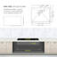 Évier de cuisine en acier inoxydable 25 po x 22 po x 12 po à cuve simple encastrable 16 jauges