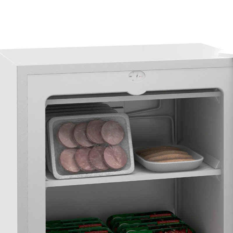 HOMCOM Upright Freezer, White