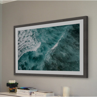 «Ocean Waves», reproduction de photo encadrée