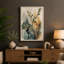 Single Stem in Watercolour Botanical - Wrapped Canvas-131763483-131763481