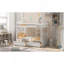 Lit superposé simple au-dessus de simple avec tiroirs, lits convertibles, blanc-856368372-856368375