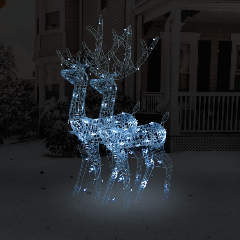 Weather Resistant Acrylic Christmas Decoration, Cold White