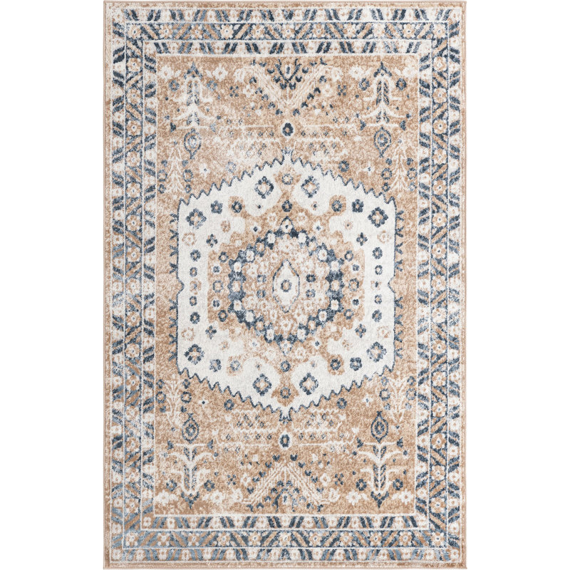 Deral Oriental Indoor Rug, Rectangle 5' x 8'