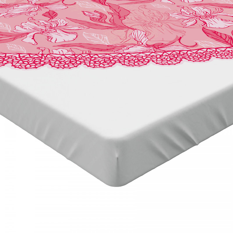 Microfiber Patterned Fitted Sheet, Twin XL Fitted Sheet