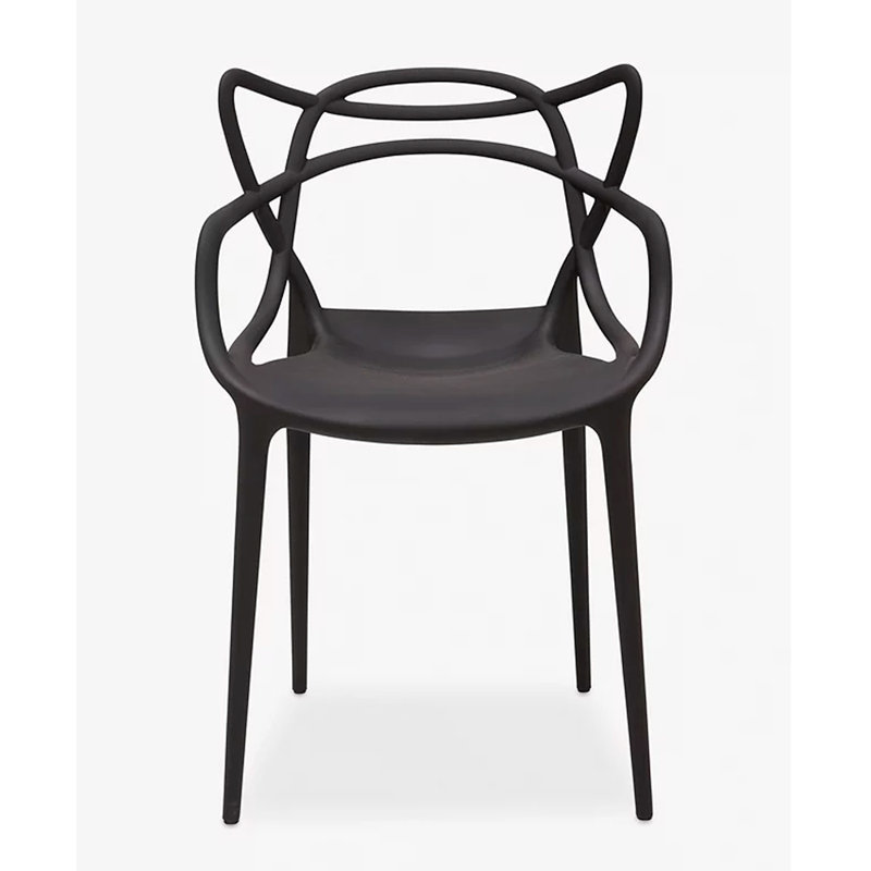Modholic Nest Dining Chair, Black (Set Of 2), Black, 2