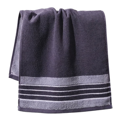 Soft Absorbent Quick Dry Face Towel, Lint Free Hand Towel And Facial Washcloth For Daily Home Use, 13.8x28.3in Purple