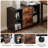 70.8" Large Executive Desk with File Cabinet for Home Office