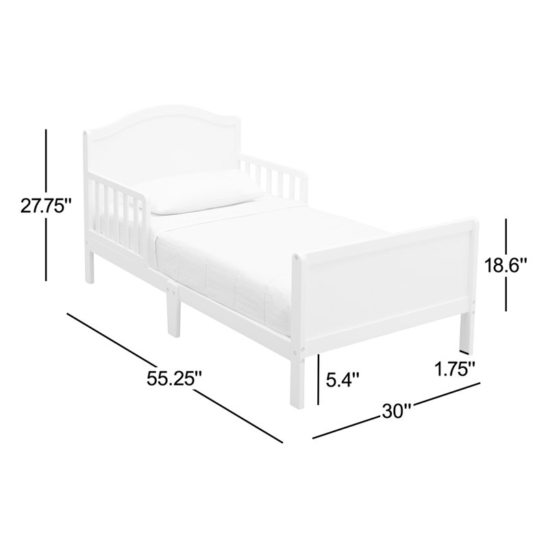 Bennett Toddler Bed, Greenguard Gold Certified, Gray