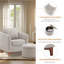 Fauteuil demi-tonneau avec repose-pieds Hintz-1679393711